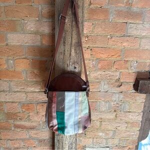 The Sak Multicolor Striped Crossbody Bag Boho